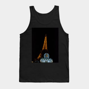 Eiffel Tower and Carousel Tank Top